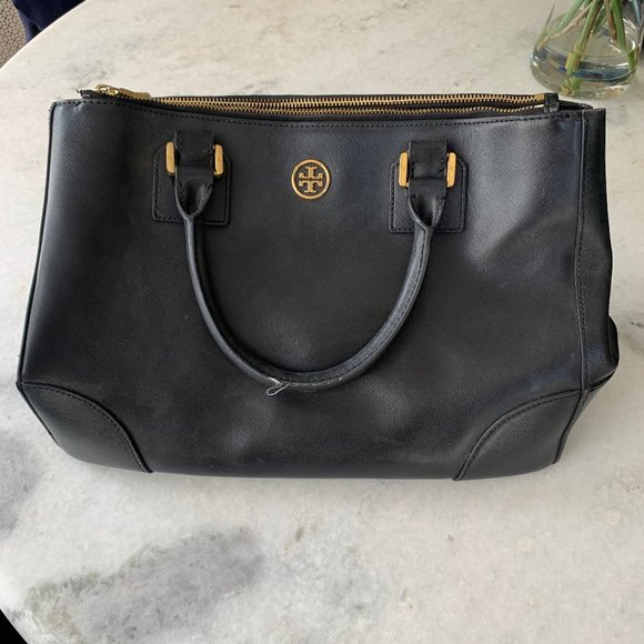 Tory Burch Handbags - Tory Burch Black Tote